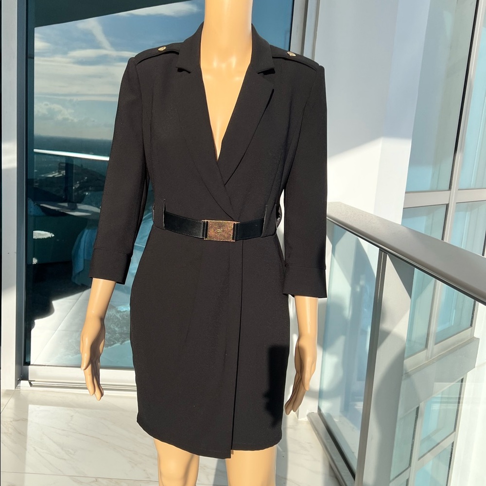 Black Dress Italian brand Elisabetta Franchi